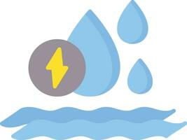 Hydroelectricity Vector Icon