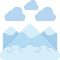 Snow Landscape Vector Icon