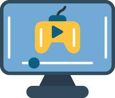 Game Streaming Vector Icon