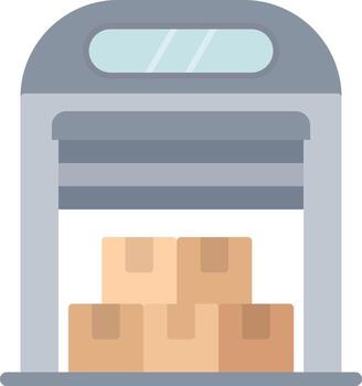 icono de vector de almacén de datos