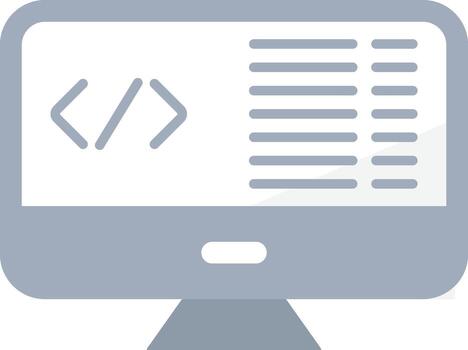 icono de vector de programación web