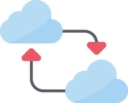 Data Synchronization Vector Icon