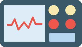 icono de vector de electrocardiograma