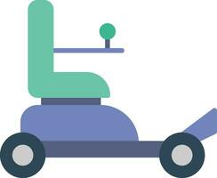 Automatic Wheelchair Vector Icon