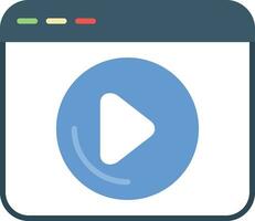 Video Player Vector Icon