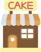 Cake Shop Vector Icon