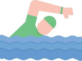 Swimming Person Vector Icon