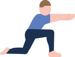 Low Lunge Right Vector Icon