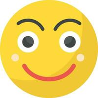 Slightly Smiling Face Vector Icon