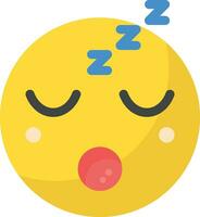 Sleepy Face Vector Icon