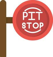 Pit Stop Vector Icon