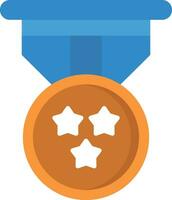 Bronze Medal Vector Icon