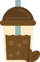 Iced Coffee Vector Icon