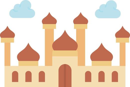 icono de vector de mezquita