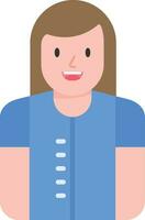 Female Patient Vector Icon