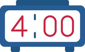 Digital Clock Vector Icon