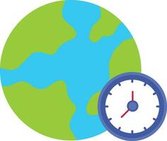 Time Zone Vector Icon