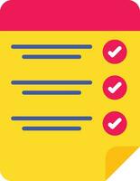 Tasks Checklist Vector Icon