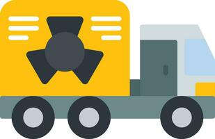 Neclear Truck Vector Icon