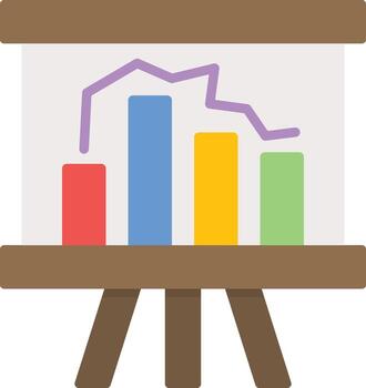 icono de vector de presentación