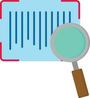 Barcode Search Vector Icon