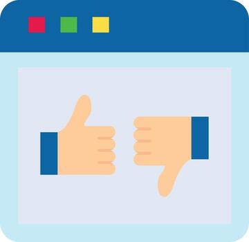 icono de vector de retroalimentación