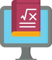 Online Maths Vector Icon