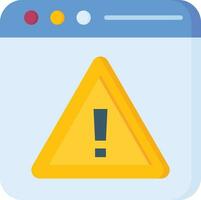 Browser Alert Vector Icon