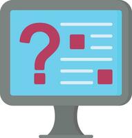 Online Quiz Vector Icon