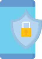 Mobile Security Vector Icon