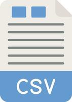 CSV Vector Icon
