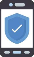 Mobile Safety Vector Icon