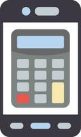 Mobile Calculator Vector Icon