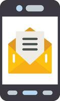 Mobile Mail Vector Icon