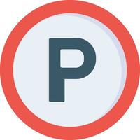 icono de vector de estacionamiento