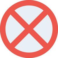 No Stopping Vector Icon