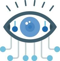 Bionic Eye Icon vector