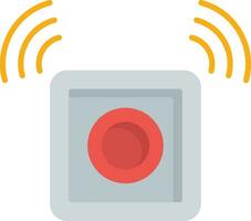 Emergency Button Vector Icon