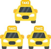 Taxi detener vector icono