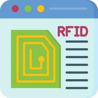 Radio Frequency Identification Vector Icon