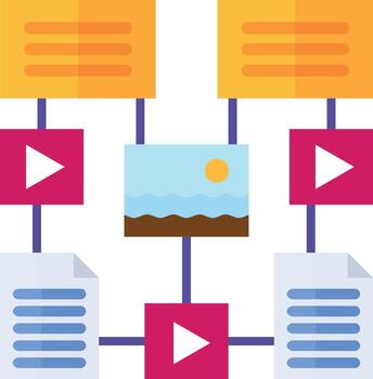 Structured Data Vector Icon