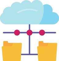 repartido datos vector icono