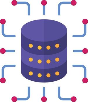 Data Aggregation Vector Icon