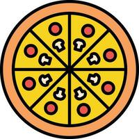 icono de vector de pizza