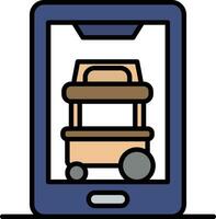 Street Food App Vector Icon