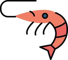 Shrimp Vector Icon