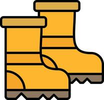 Rubber Boots Vector Icon