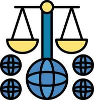 International Law Vector Icon