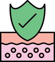 Skin Protection Vector Icon