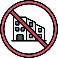 No Commute Vector Icon